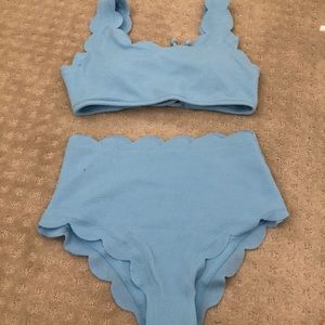 SHEIN Scallop Bikini **NEVER WORN**